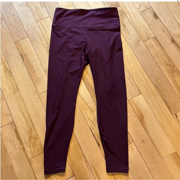 Savage X Fenty Pants - Savage x Fenty Sport Maroon leggings size large (US 8-10)